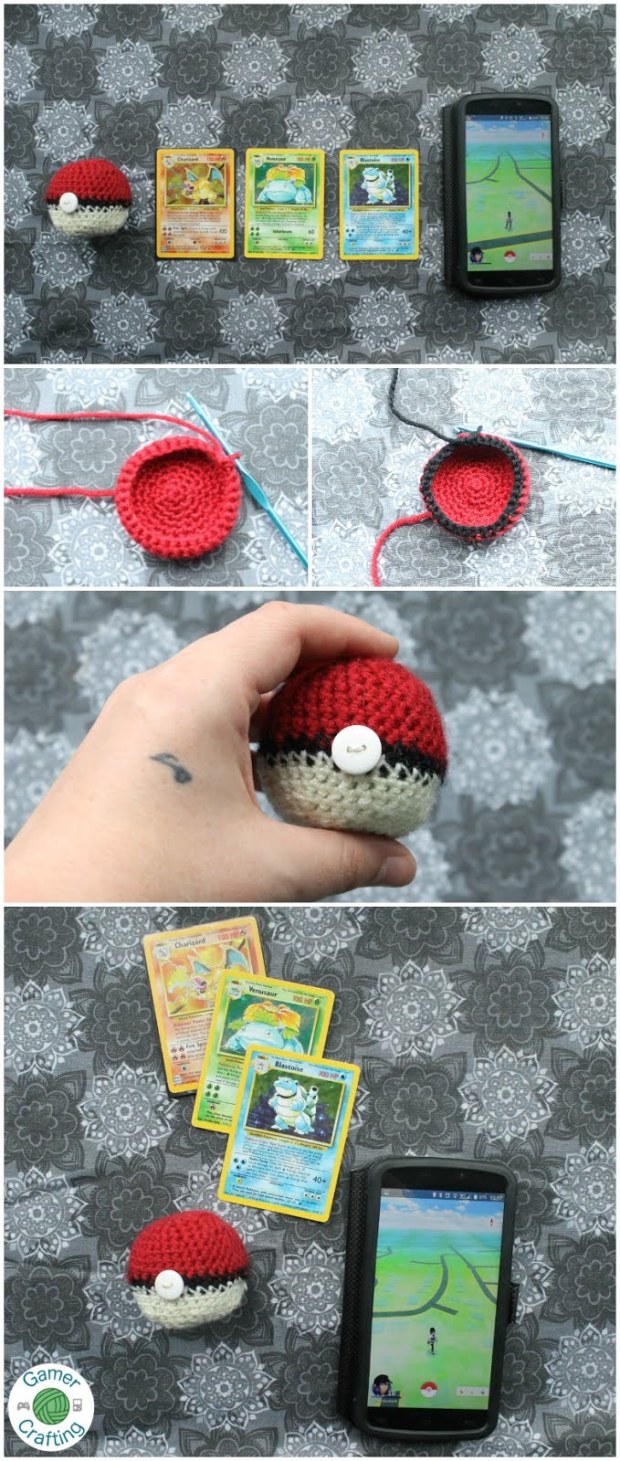 Free Pokeball crochet pattern