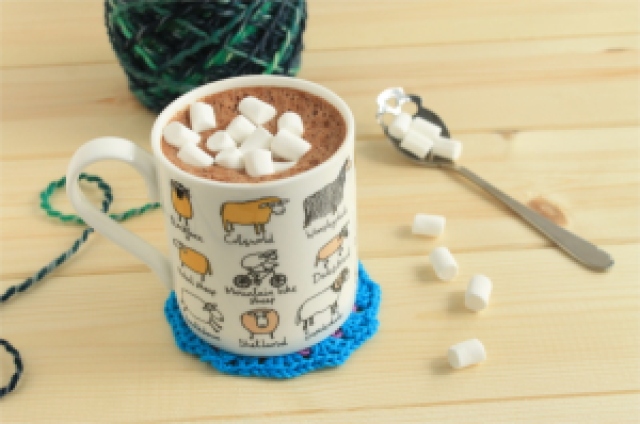 Hot chocolate in a sheep mug with marshmallows: read more about the worst day ever on GamerCrafting