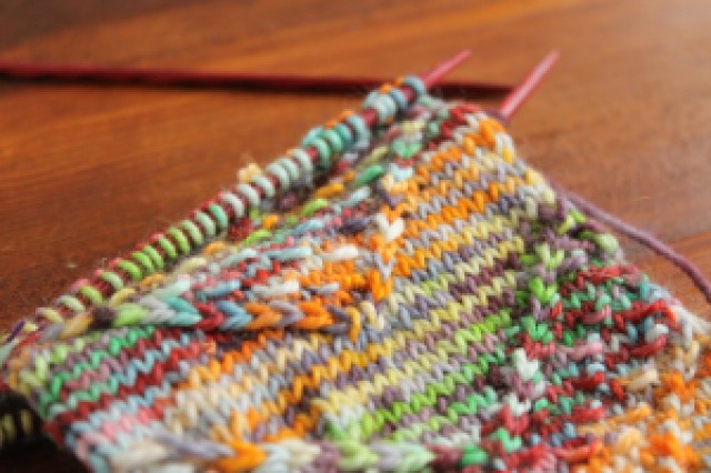 Knitting while angry